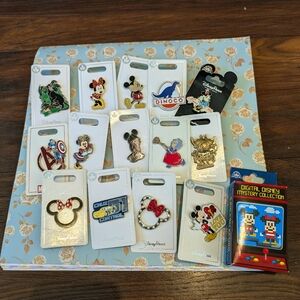 Disney Parks 15 Pin Collection